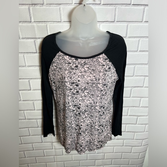 PIEGE women pajama top black and pink/size M - Picture 2 of 6